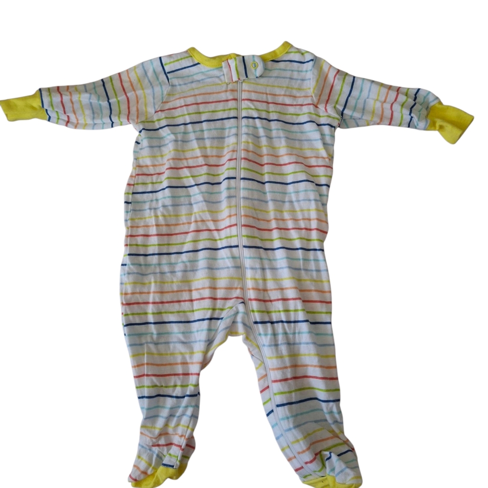 Striped Multicolor Kids One Piece